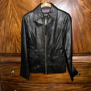 Express Leather Blazer - Black size 2